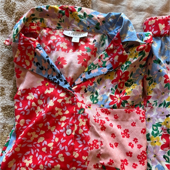TOPSHOP patchwork pajamas set - Picture 10 of 10